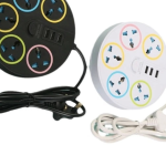 5 Way Extension Socket with USB & Type-C Ghana  Universal Power Strip 16A