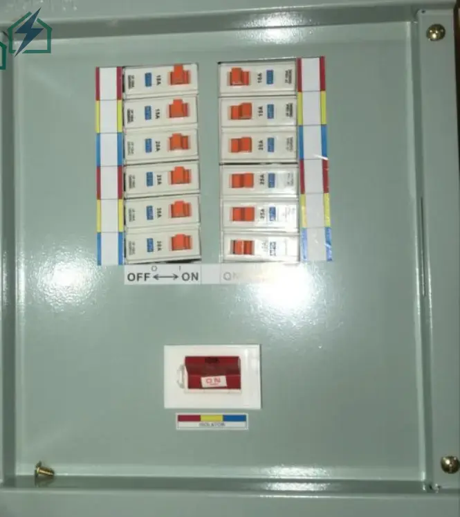 6 Way 3 Phase TPN Distribution Box – Electrical Panel Board Ghana (6)
