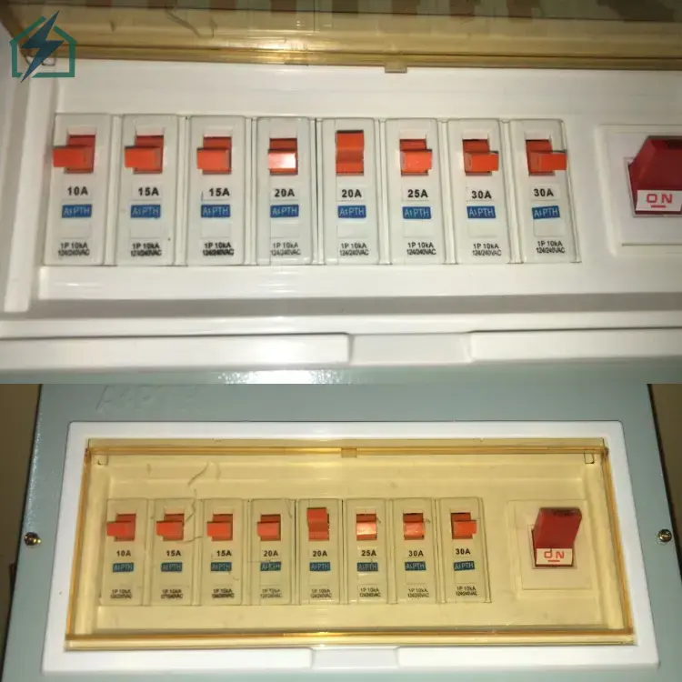 8 Way SPN Distribution Box – Electrical Panel Board Ghana (1)