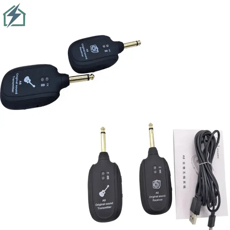 A8 Wireless Guitar Pickup – Wireless Guitar Audio Transmitter for Electric Guitars Ghana (2)
