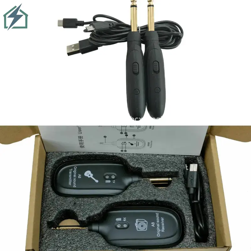 A8 Wireless Guitar Pickup – Wireless Guitar Audio Transmitter for Electric Guitars Ghana (4)