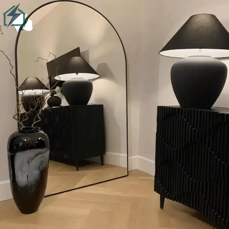 Arched Full Length Mirror – Modern Standing & Wall Dressing Mirror for Bedrooms, Salons & Boutiques Ghana (2)