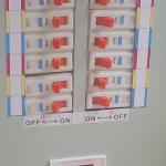 6 Way 18 Pole Three Phase TPN Distribution Board with 100A Main Isolator & MCBs