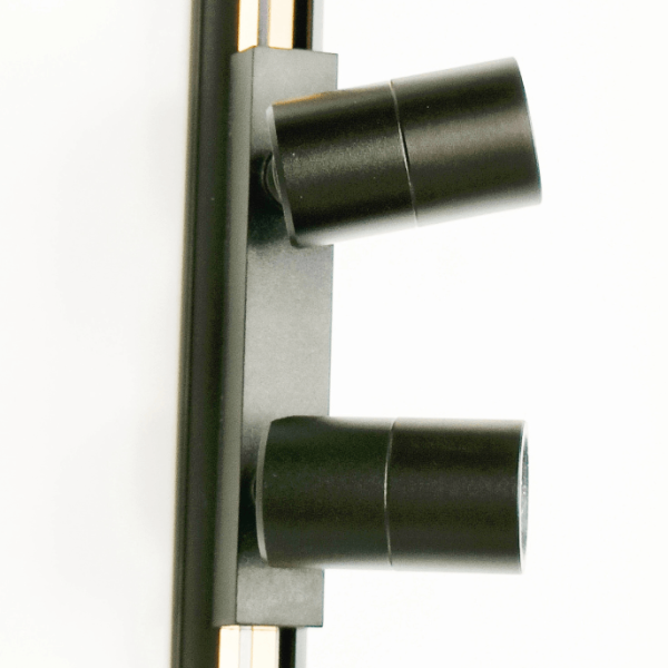 Double Head LED Track Spotlight – Adjustable Display & Shelf Lighting for Shops and Showrooms Ghana