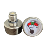 Fire Extinguisher Pressure Gauge 23mm – 0–28 Bar Gauge for ABC Dry Powder Fire Extinguishers Ghana