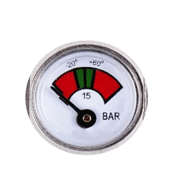 Fire Extinguisher Pressure Gauge 23mm – 0–28 Bar Gauge for ABC Dry Powder Fire Extinguishers Ghana