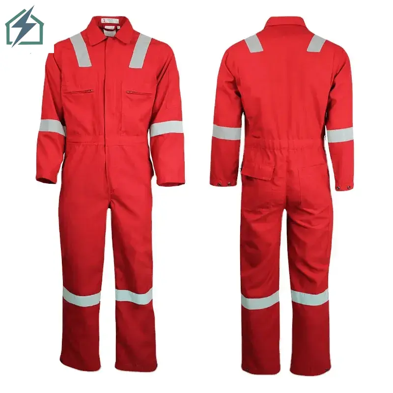 Flame Retardant Safety Coverall – Fire Resistant Industrial Protective Workwear Ghana (4)