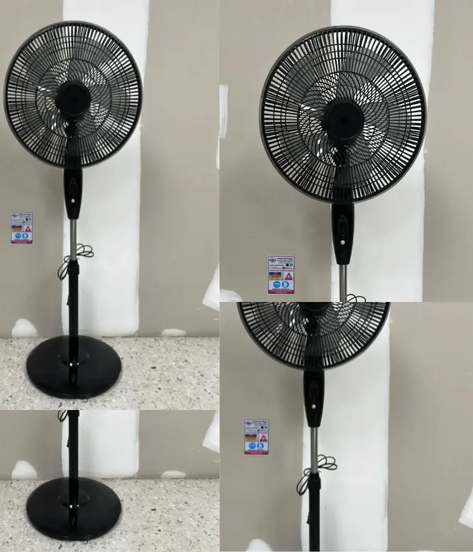 FOCUS 18 Inch Standing Fan – 3-Speed Oscillating Pedestal Fan for Home & Office Use in Ghana (1)