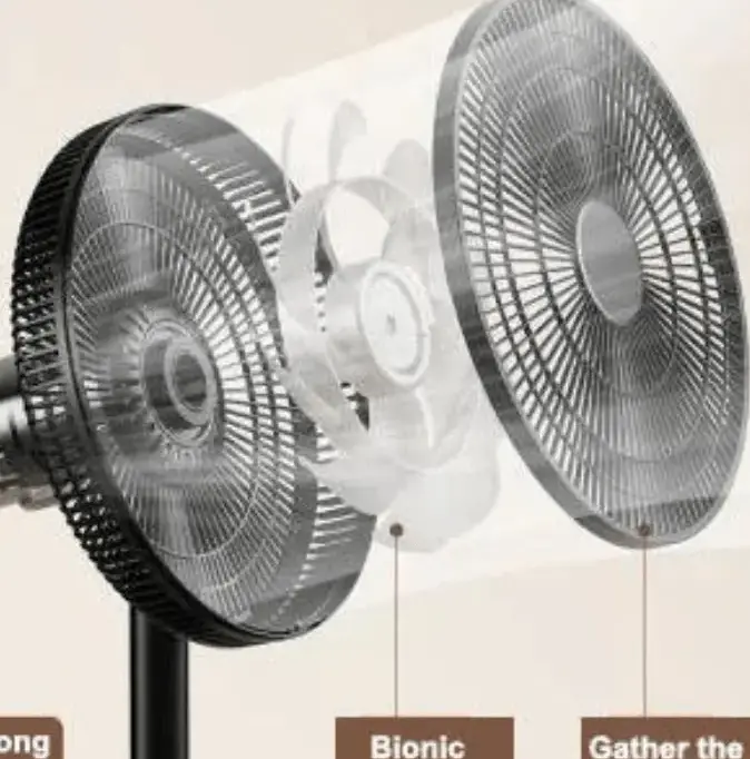 FOCUS Standing Cooling Fan – Adjustable 3-Speed Pedestal Fan for Homes & Offices in Ghana (11)