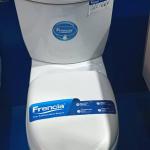 Frencia High Toilet Rimless WC – Dual-Flush Ceramic Floor-Mounted Toilet with Soft-Close Seat