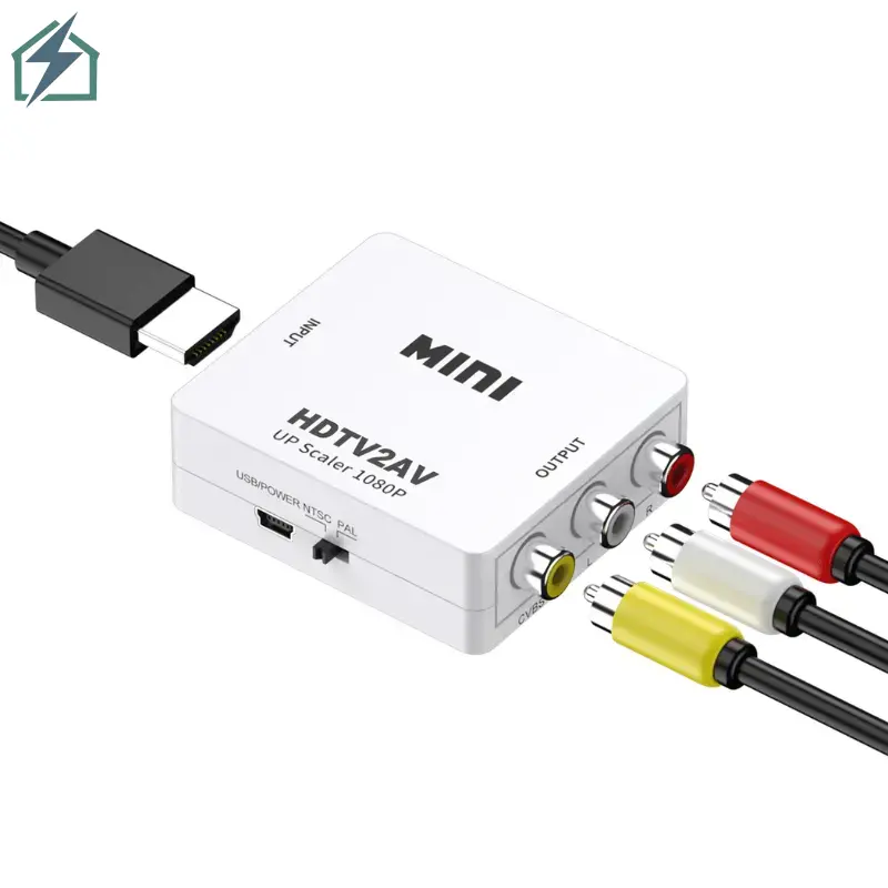 HDMI to RCA Converter – 1080P HDMI to AV Adapter for TVs, Decoders & Gaming Consoles Ghana (4)