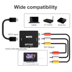 HDMI to RCA Converter – 1080P HDMI to AV Adapter for TVs, Decoders & Gaming Consoles Ghana