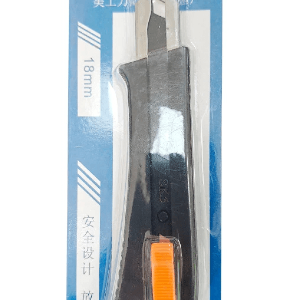 18mm Utility Cutter Knife – Heavy Duty Retractable Cutter Ghana