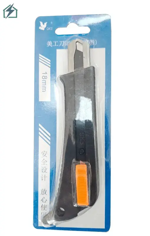 Heavy  18mmDuty Retractable Box Cutter for Home, Office & Industrial Use in Ghana  (5)