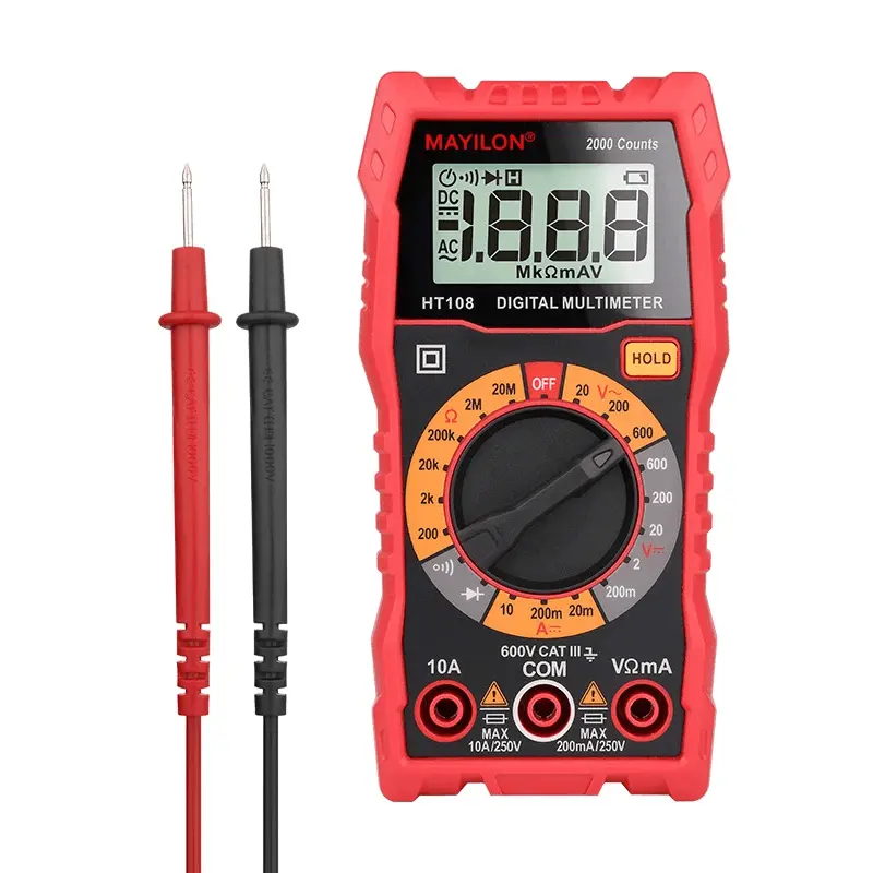 HT108 Digital Multimeter – ACDC Voltage Tester & Electrical Measuring Tool in Ghana (5)