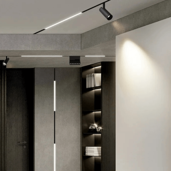 LED Track Bar Spotlight – Adjustable COB Ceiling Track Light for Shops, Showrooms & Modern Interiors