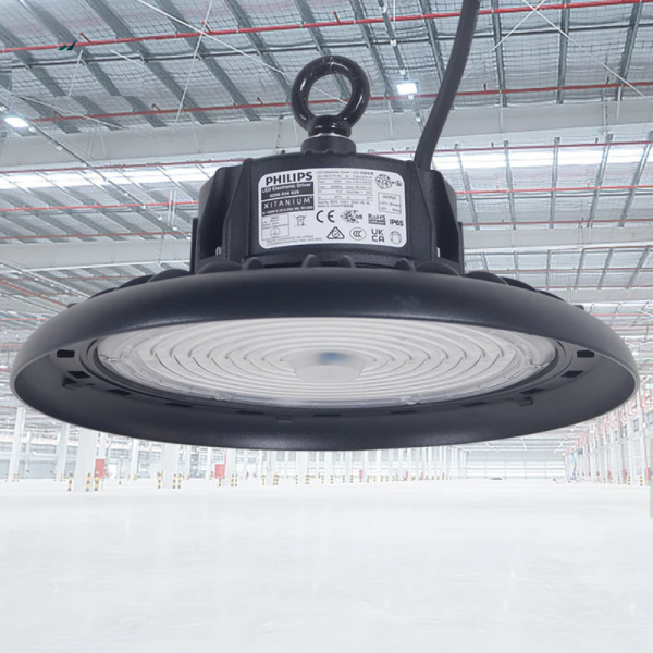 LED UFO High Bay Light – IP65 Industrial Warehouse & Factory Ceiling Light (100W/150W/200W) Ghana