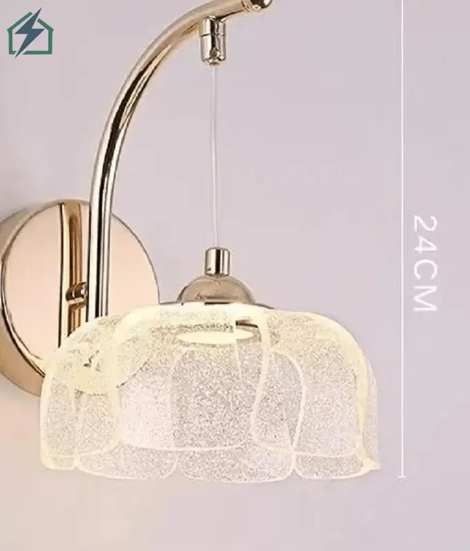 Luxury French Style Bedside Wall Lamp – Modern LED Wall Light for Bedroom, Living Room & Corridor Ghana (1)