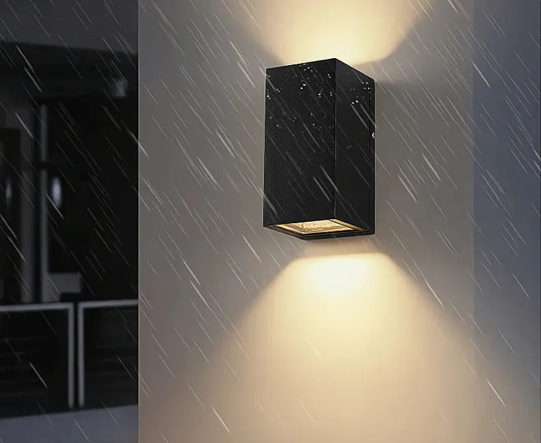 Outdoor LED Wall Light – IP65 Waterproof Aluminum Garden & Security Light for Homes in Ghana (6)