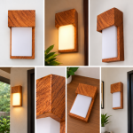 Outdoor Wall Lamp K-73011-BK – E27 Metal Exterior Light Ghana