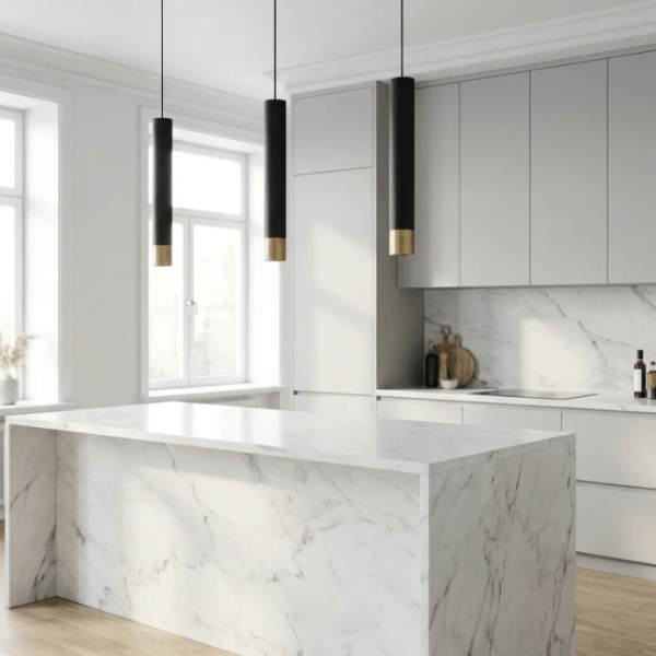 Single Nordic Pipe Pendant Light – Modern GU10 Ceiling Hanging Light for Homes, Cafés & Restaurants Ghana