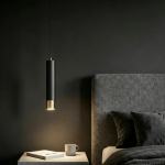Single Nordic Pipe Pendant Light – Modern GU10 Ceiling Hanging Light for Homes, Cafés & Restaurants Ghana