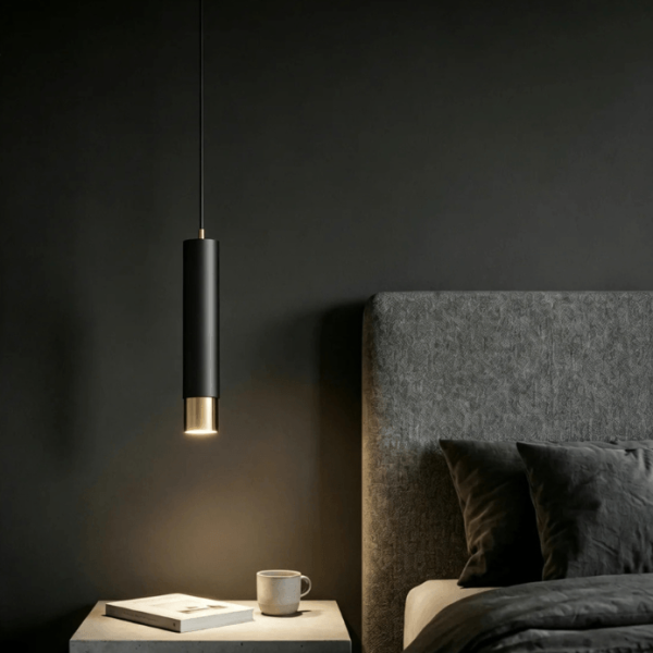 Single Nordic Pipe Pendant Light – Modern GU10 Ceiling Hanging Light for Homes, Cafés & Restaurants Ghana