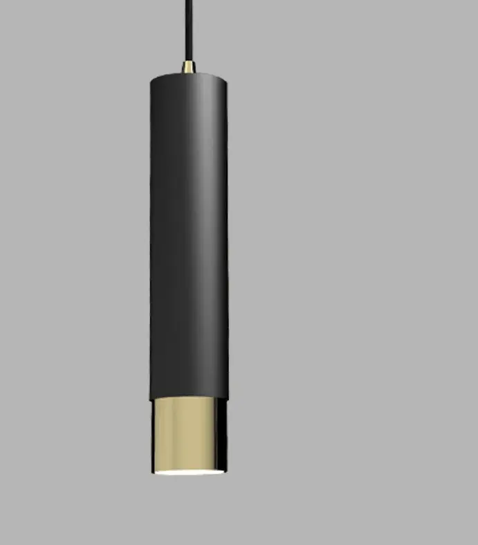 Single Nordic Pipe Pendant Light – Modern GU10 Hanging Ceiling Light in Ghana (4)