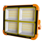 Solar Rechargeable 4 Head LED Flood Light – Outdoor Emergency Security Light Ghana