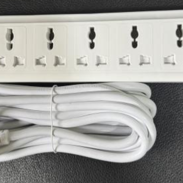 Standard Multi-Hole Extension Socket – 2-3-4-5-6 Outlet Power Strip Ghana