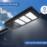 SUIMING 200W Solar LED Street Light – Motion Sensor Outdoor Security Light with Remote Control Ghana