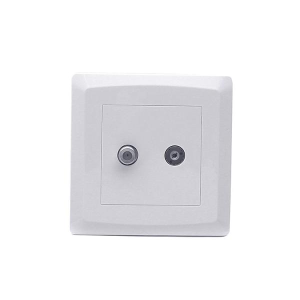 TV Connector Socket Ghana  Wall Mount TV Cable & Satellite Outlet