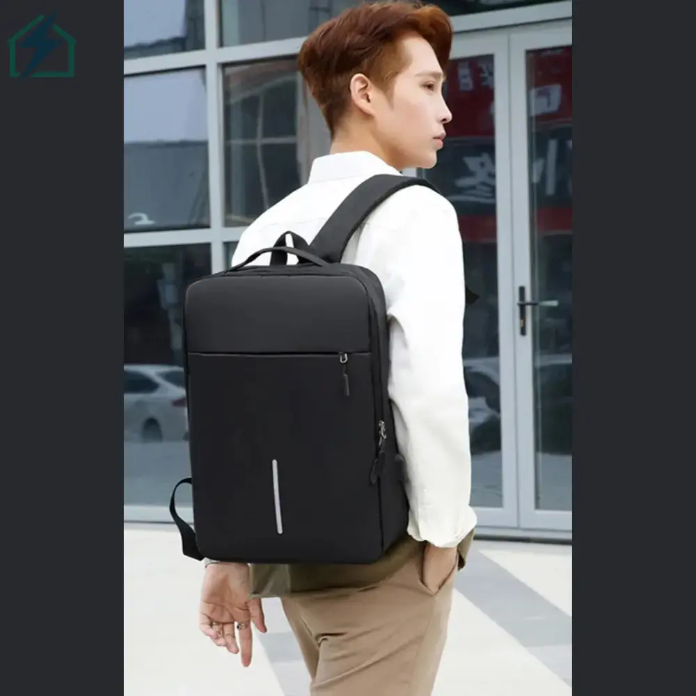 Waterproof Laptop Backpack with USB Charging Port – Anti-Theft Travel & Business Backpack Ghana (4)