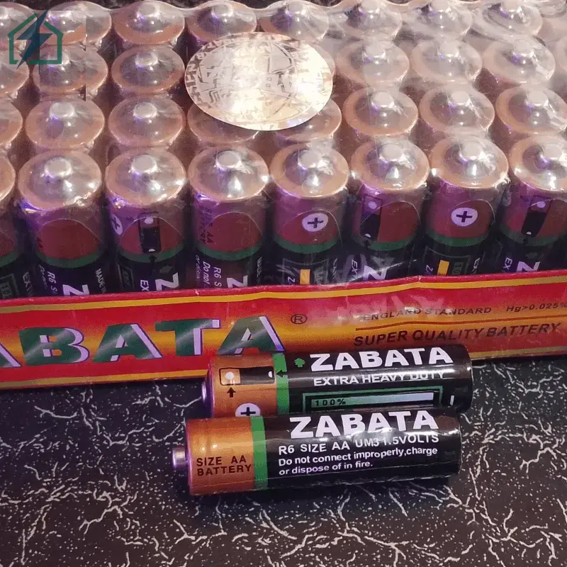 ZABATA AAA Battery – 1.5V Super Heavy Duty Zinc Carbon Dry Battery for Electronics in Ghana (5)