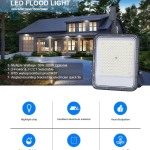 100W COB LED Floodlight – High Bright Outdoor Security Light