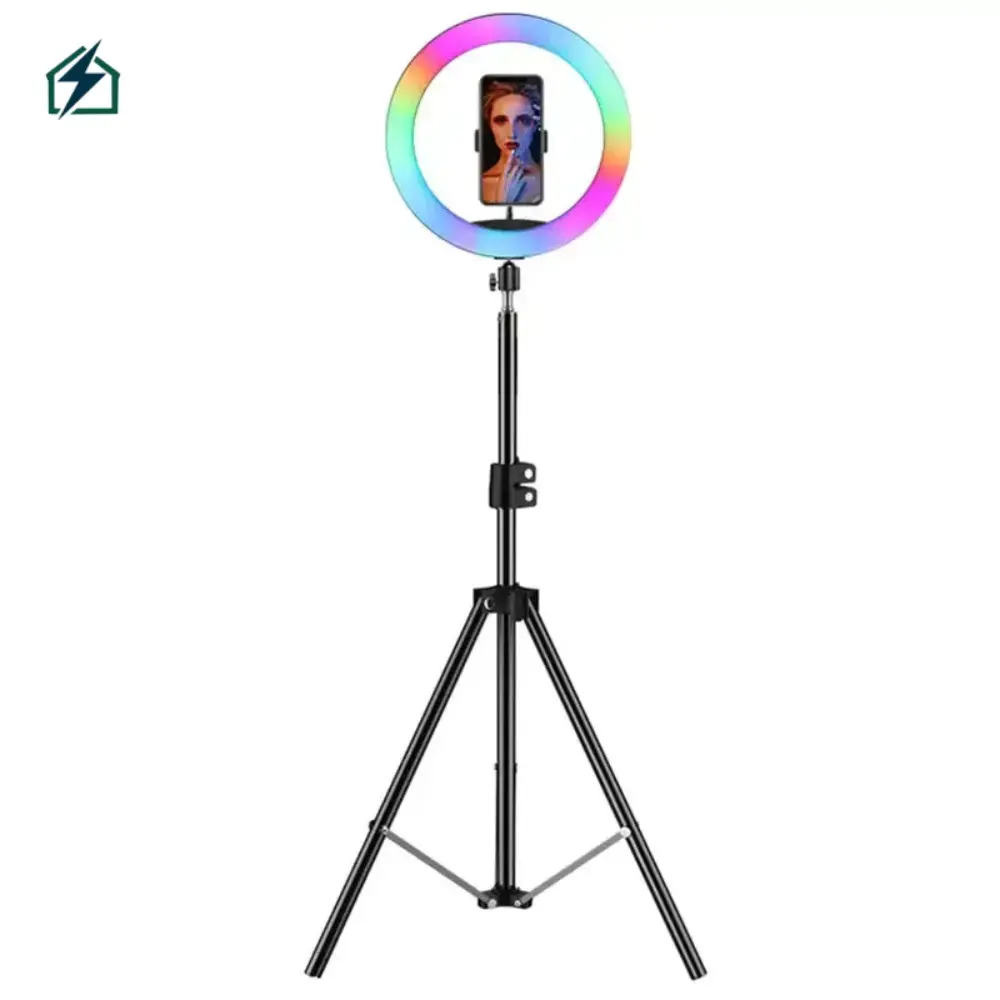 12 Inch Ring Light Ghana – Professional LED Ring Light for Content Creation & Makeup 12-Inch Large Ring Design