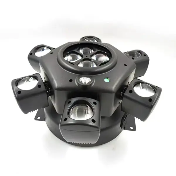 150W Six-Arm RGBW Bee-Eye LED Moving Head Light with Laser & DMX512