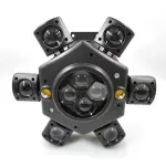 150W Six-Arm RGBW Bee-Eye LED Moving Head Light with Laser & DMX512
