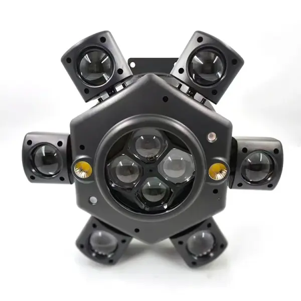 150W Six-Arm RGBW Bee-Eye LED Moving Head Light with Laser & DMX512
