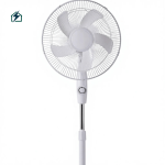 16 Inch Solar Rechargeable Standing Fan – High Power Cooling Fan with Solar Panel