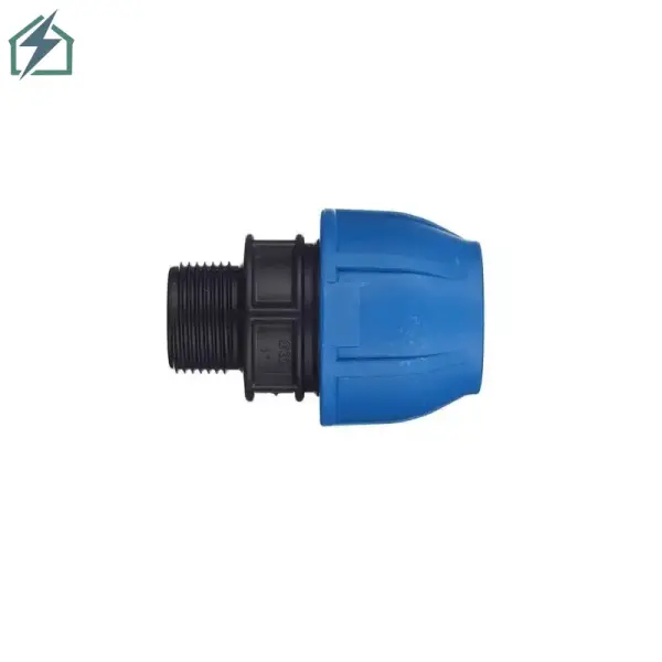 2.5 Inch HDPE Male Thread Adaptor (75mm) – Heavy Duty Compression Pipe Fitting for Water Supply & Irrigation Ghana