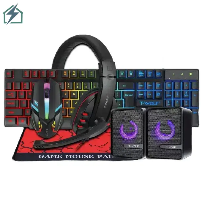 4-in-1 RGB Gaming Keyboard, Mouse & LED Headset Combo – Wired USB Gaming Kit Ghana (2)