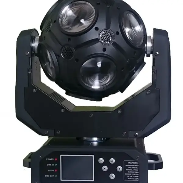 4-in-1 RGBW LED Beam Ball Moving Head Light IP65 for Events & DJs Ghana (3)