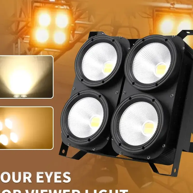400W 4-Eye COB LED Audience Light with DMX512 for Stage & Events Ghana (3)