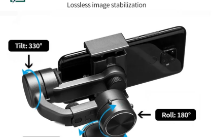 F6 3‑Axis Handheld Gimbal – Smoother Videos for TikTok, Reels & YouTube