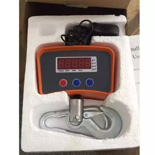 500kg/1000kg Digital Electronic Crane Scale with Rotatable Hook