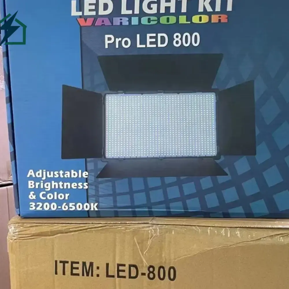 50W LED Video Light Ghana – Portable Bi-Color Studio Light for Content Creators Adjustable Brightness