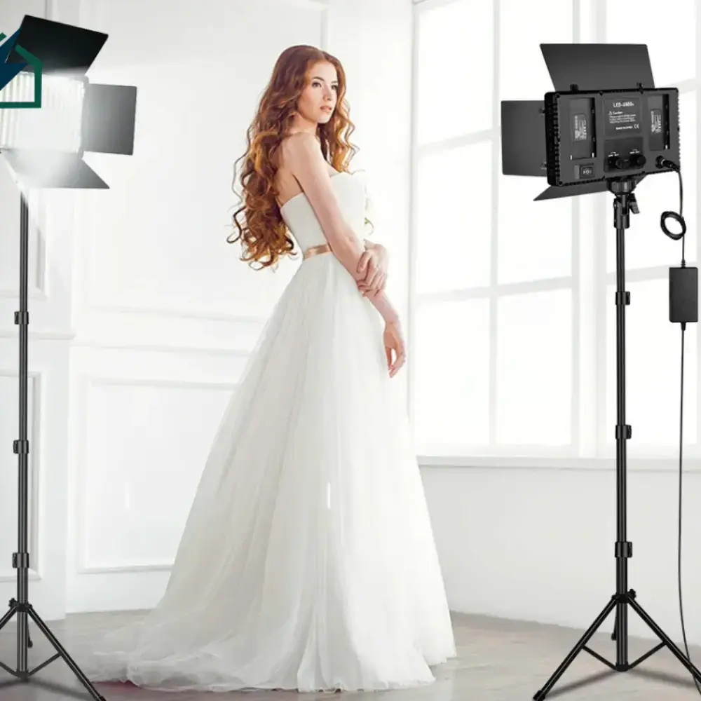 50W LED Video Light Ghana – Portable Bi-Color Studio Light for Content Creators Professional Light Quality