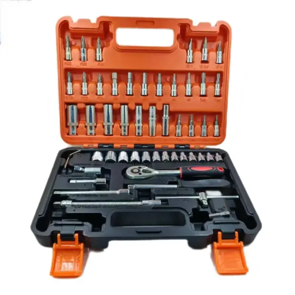 53-Piece 1/4-Inch Drive Ratchet Wrench & Socket Set