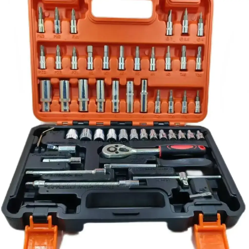 53-Piece 14-Inch Drive Ratchet Wrench & Socket Set Ghana (1)